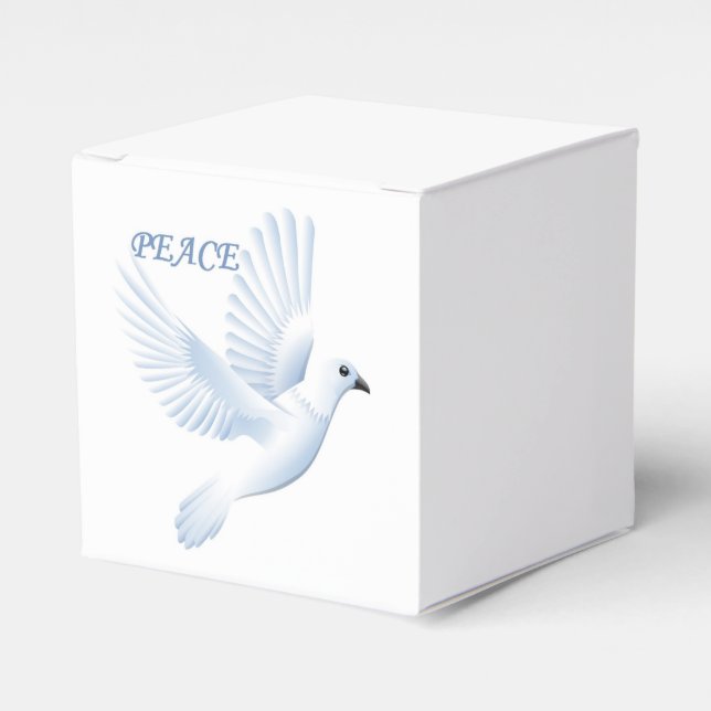 CAJA PARA REGALOS DOVE DE LA PAZ (Costado Anverso)
