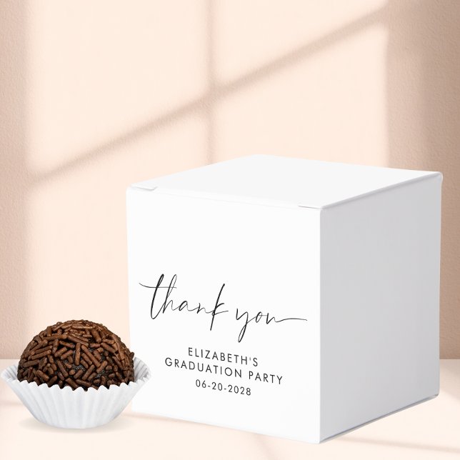 Caja Para Regalos Doy las gracias al grupo de graduación de guiones  (Subido por el creador)