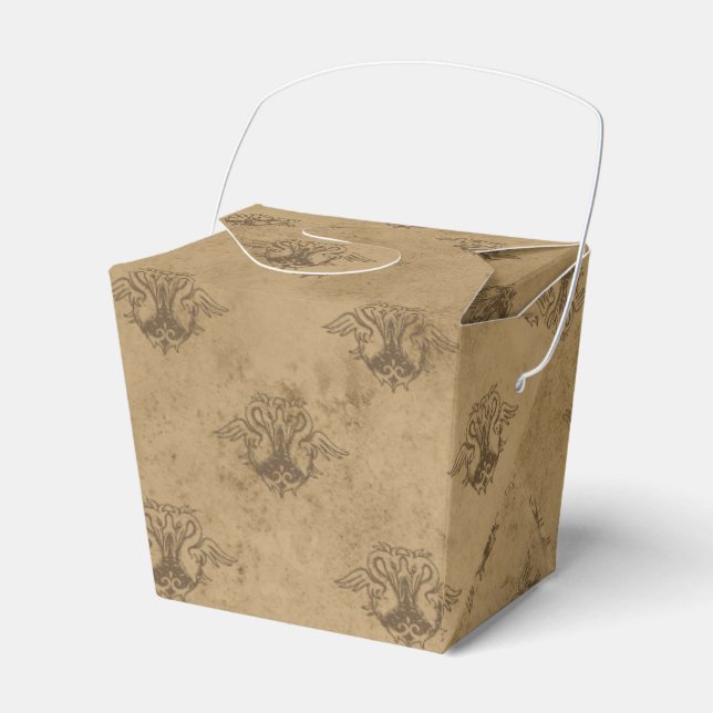 Caja Para Regalos Dragón de cobre y oro (Front Side)