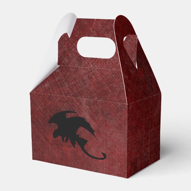 Caja Para Regalos Dragón de fantasía veneciana (Front Side)
