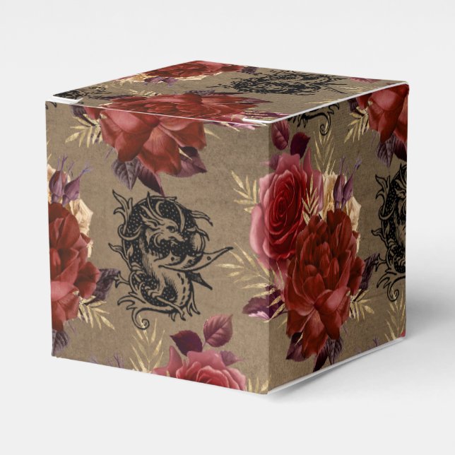 Caja Para Regalos Dragon Grimoire (Costado Anverso)