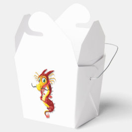 Caja Para Regalos Dragón rojo chino extraído