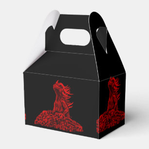Caja Para Regalos Dragón rojo pequeño
