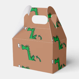 Caja Para Regalos Dragón verde respiratorio al aire