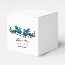 Caja Para Regalos Dragones Blue Elegant Boxes De Boda