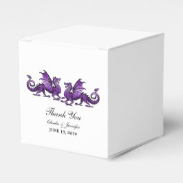 Caja Para Regalos Dragones Purple Elegant Boxes De Favor