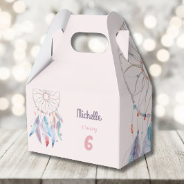 Caja Para Regalos Dream Big Boho vibrante Dreamcatcher Birthday
