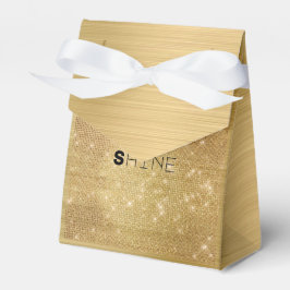 Caja Para Regalos Dreamy Glitzy Glam Gold Sparkle
