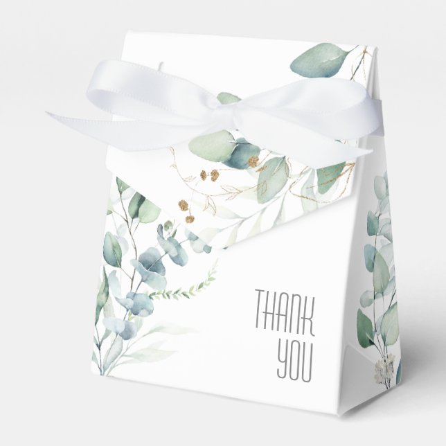 Caja Para Regalos Dreamy Greenery Boda Green/Blue ID817 (Front Side)