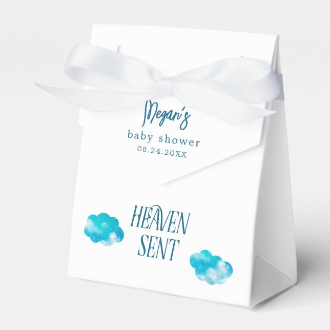 Caja Para Regalos Dreamy Pastel Heaven Enviado Boy Baby Shower (Front Side)