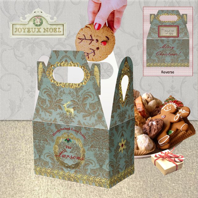 Caja Para Regalos Dresden Home Baked Gifts Box (Present your food gifts in grand style with our elegant gift box. More matching items in our store.)