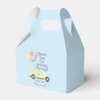 Caja Para Regalos Drive by Baby Shower Parade Baby Blue para Boy