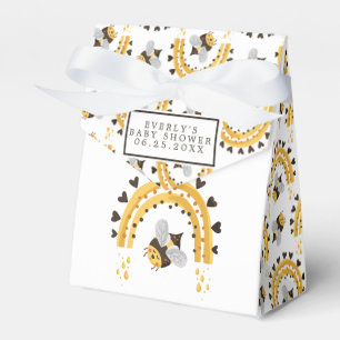Caja Para Regalos Ducha de Bebé Abejorro Arcoíris Mod Abeja