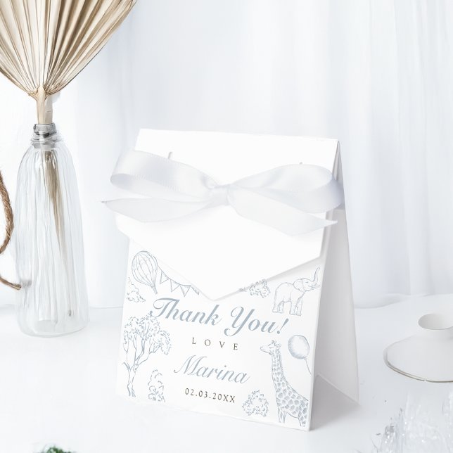 Caja Para Regalos Ducha de bebé con globo aerostático (Subido por el creador)
