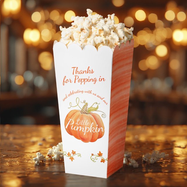 Caja Para Regalos Ducha de bebé con temática de hoyos linda calabaza (Subido por el creador)