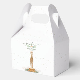 Caja Para Regalos Ducha de bebé de alpaca boho