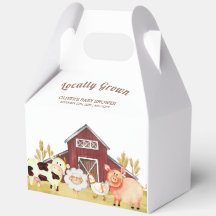 Ducha de Bebé de Animales de Granja Rústica