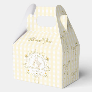 Caja Para Regalos Ducha de bebé de flor silvestre de género neutral