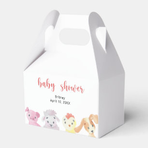 Caja Para Regalos Ducha de bebé de granja - ducha de bebé