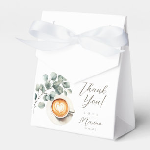 Caja Para Regalos ducha de bebé de grano de café
