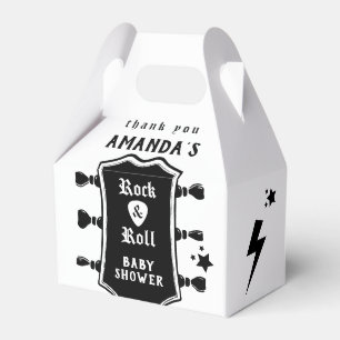 Caja Para Regalos Ducha de bebé de guitarra de Rock and Roll