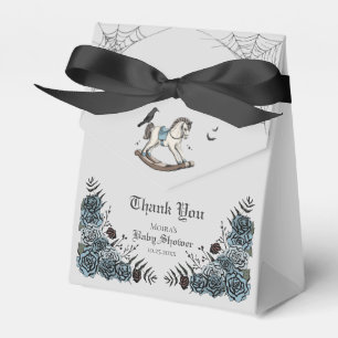 Caja Para Regalos Ducha de Bebé de Halloween con Caballo Mecedora Az
