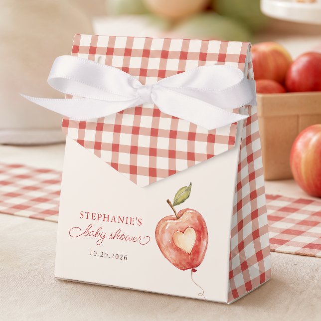 Caja Para Regalos Ducha de bebé de manzana (Subido por el creador)
