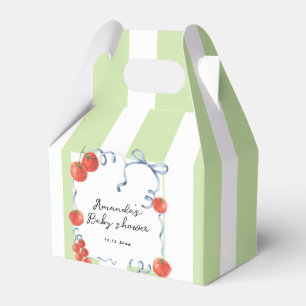 Caja Para Regalos Ducha de bebé de tomate acuarela