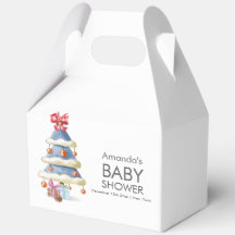 Ducha de Bebé del Arbol de Navidad con Lazo de Inv