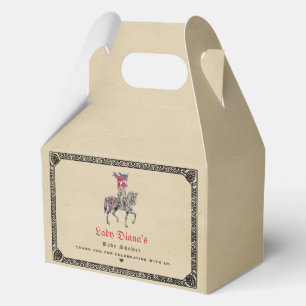 Caja Para Regalos Ducha de Bebé del Caballero Medieval del Renacimie