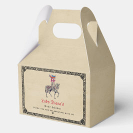 Caja Para Regalos Ducha de Bebé del Caballero Medieval Renacentista 
