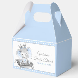 Caja Para Regalos Ducha de bebé del Príncipe Elefante