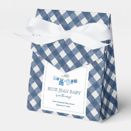 Caja Para Regalos Ducha de bebé en mezclilla
