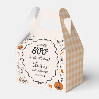 Caja Para Regalos Ducha de Bebé Fantasma de Halloween Little Boo