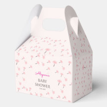Ducha de bebé floral minimalista con acuarela rosa