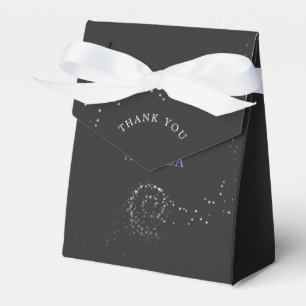 Caja Para Regalos Ducha de bebé niño cielo nocturno estrellas acuare