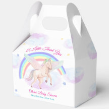 Ducha de bebé Pastel Arcoíris Unicornio Estrella C