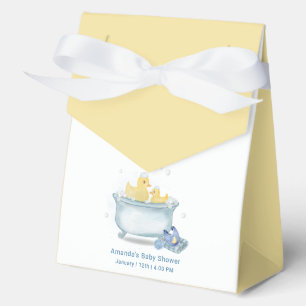 Caja Para Regalos Ducha de bebé pato de goma amarillo para mamá en l