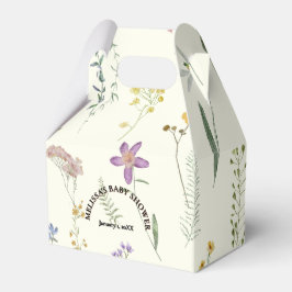 Caja Para Regalos Ducha de bebé silvestre Boho