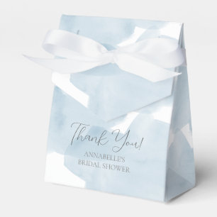 Caja Para Regalos Ducha de Novia Acuarela Cielo Azul