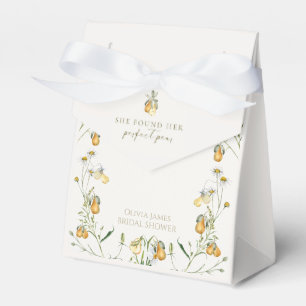 Caja Para Regalos Ducha de novia de pera floral perfecta