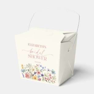 Caja Para Regalos Ducha de Novia Floral Flor Silvestre