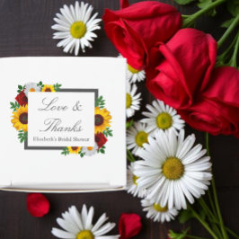 Caja Para Regalos Ducha de Novia Floral Tradicional