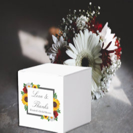 Caja Para Regalos Ducha de Novia Floral Tradicional