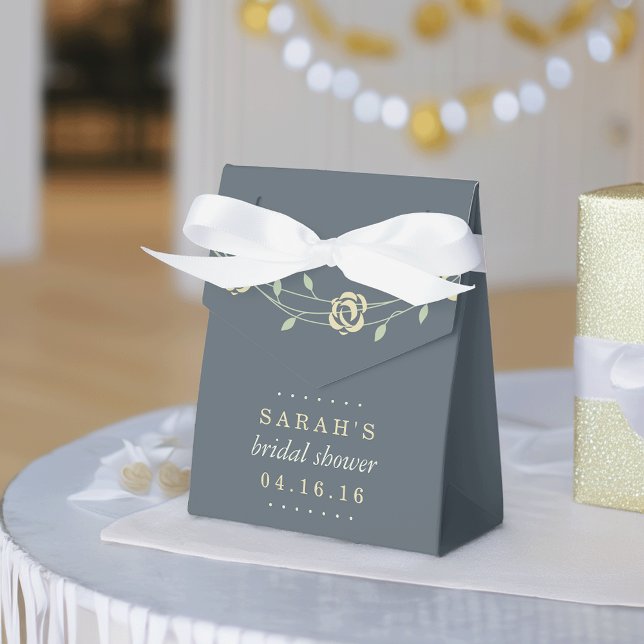 Caja Para Regalos Ducha de novia floral verde amarilla y sabrosa (Subido por el creador)