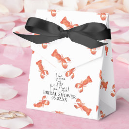Caja Para Regalos Ducha de Novia Langostas Acuarela Mano Principal C