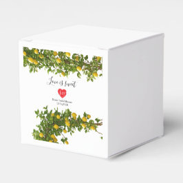 Caja Para Regalos Ducha de novia Limones El amor es dulce 