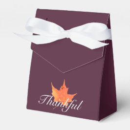 Caja Para Regalos Ducha de Novia Otoño Hoja de Arce