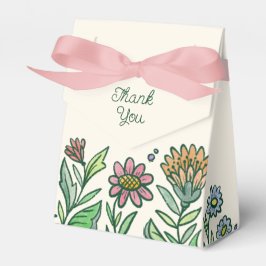 Caja Para Regalos Ducha nupcial artística escandinava colorida