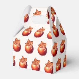 Caja Para Regalos Ducha Nupcial de Manzana de Otoño